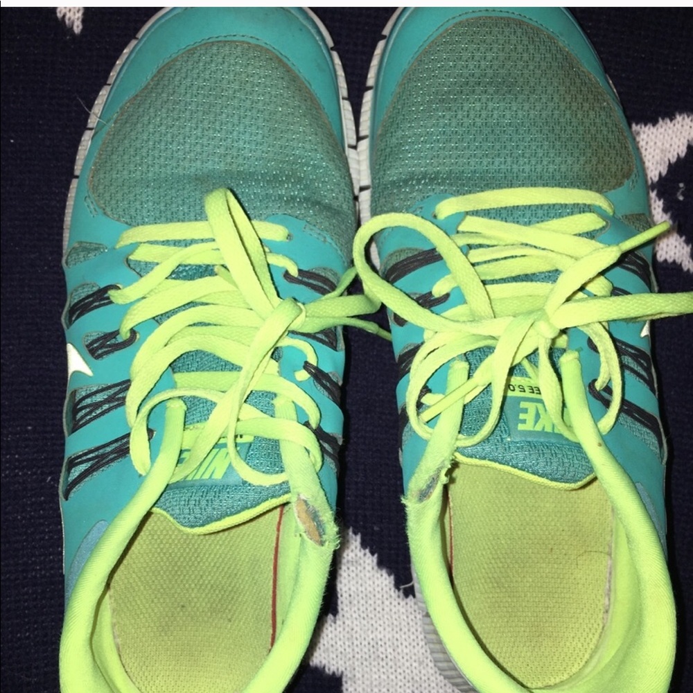 Blue nikes